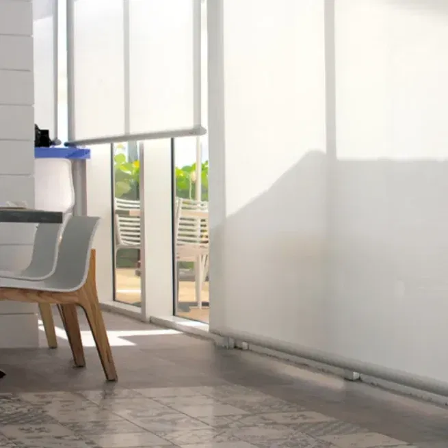 Bandalux estor translucido linea 2000 blanco